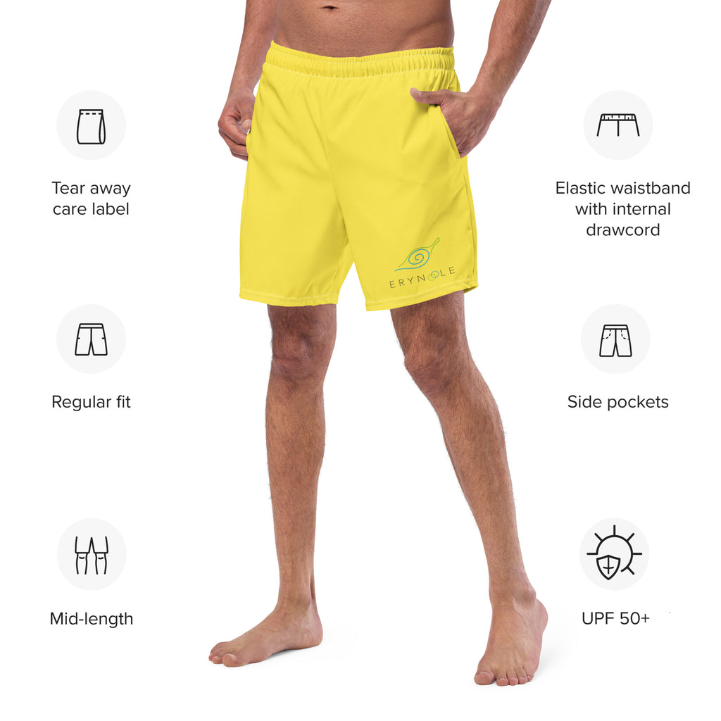 Recycled Swim Shorts - Yellow