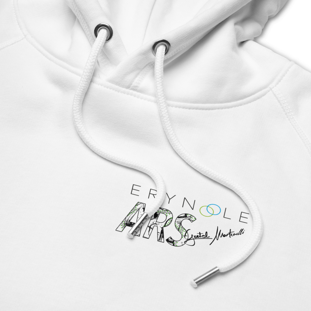Color Heart Hoodie (White) - By Gretel Martinelli