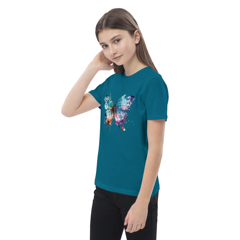 Colorful Butterfly - Kids Eco-T-Shirt