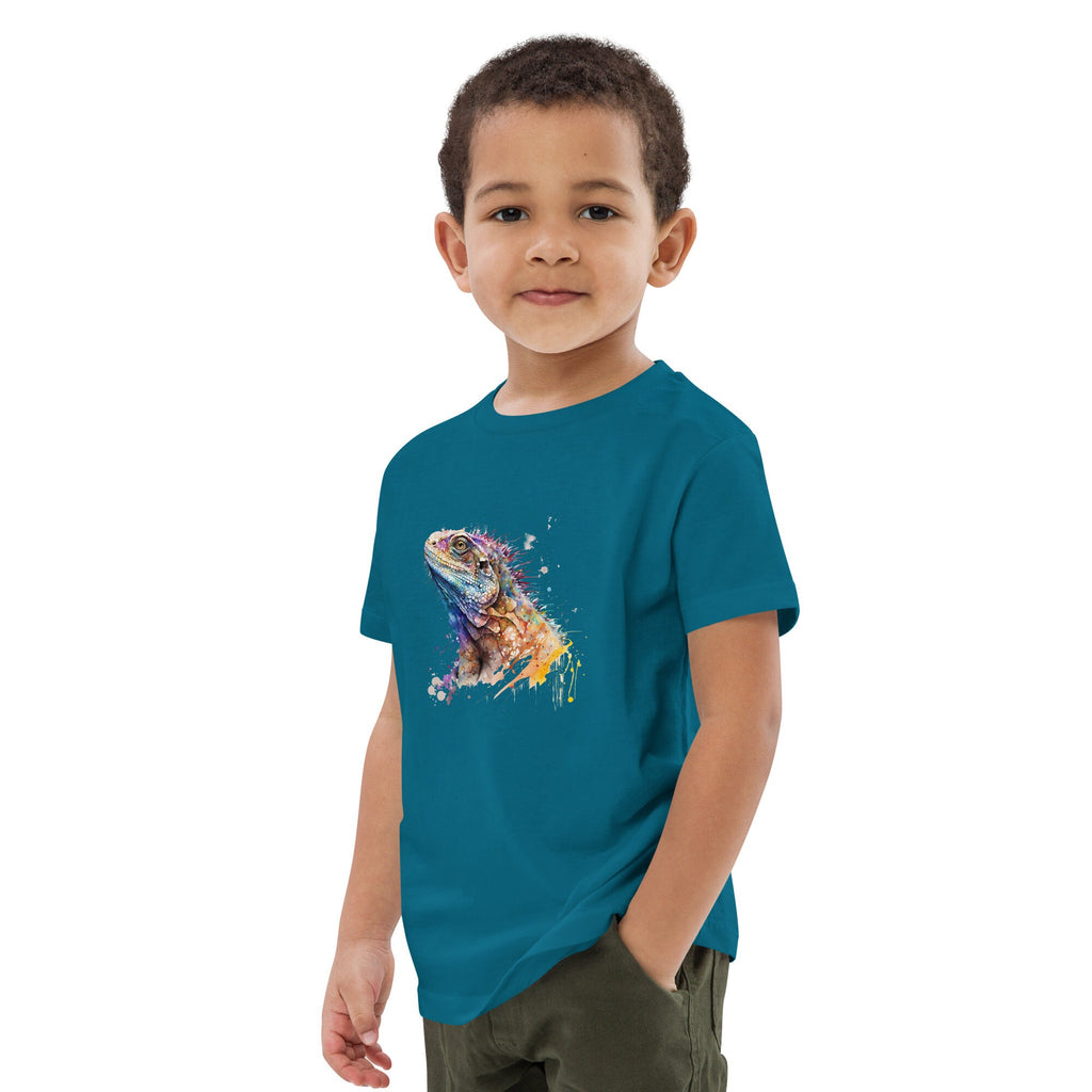 Colorful Lizard - Kids Eco-T-Shirt