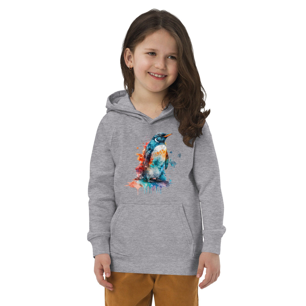 Colorful Penguin - Kids Eco-Hoodie