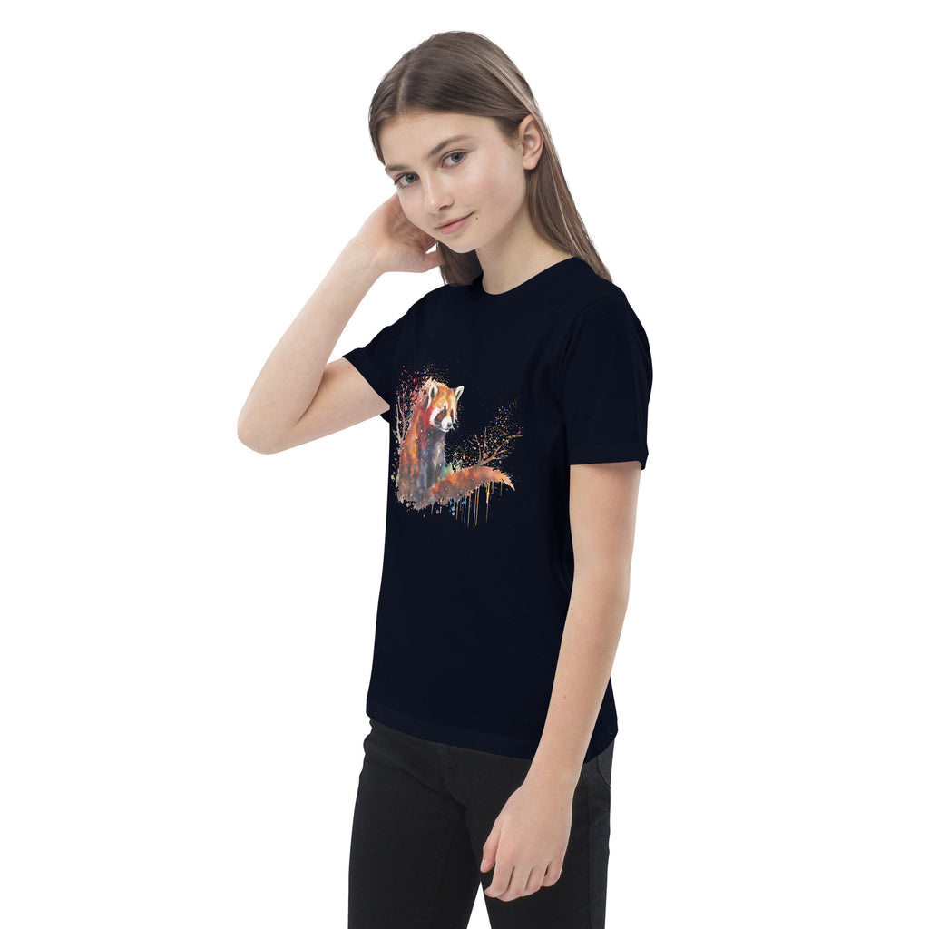 Colorful Red Panda - Kids Eco-T-Shirt