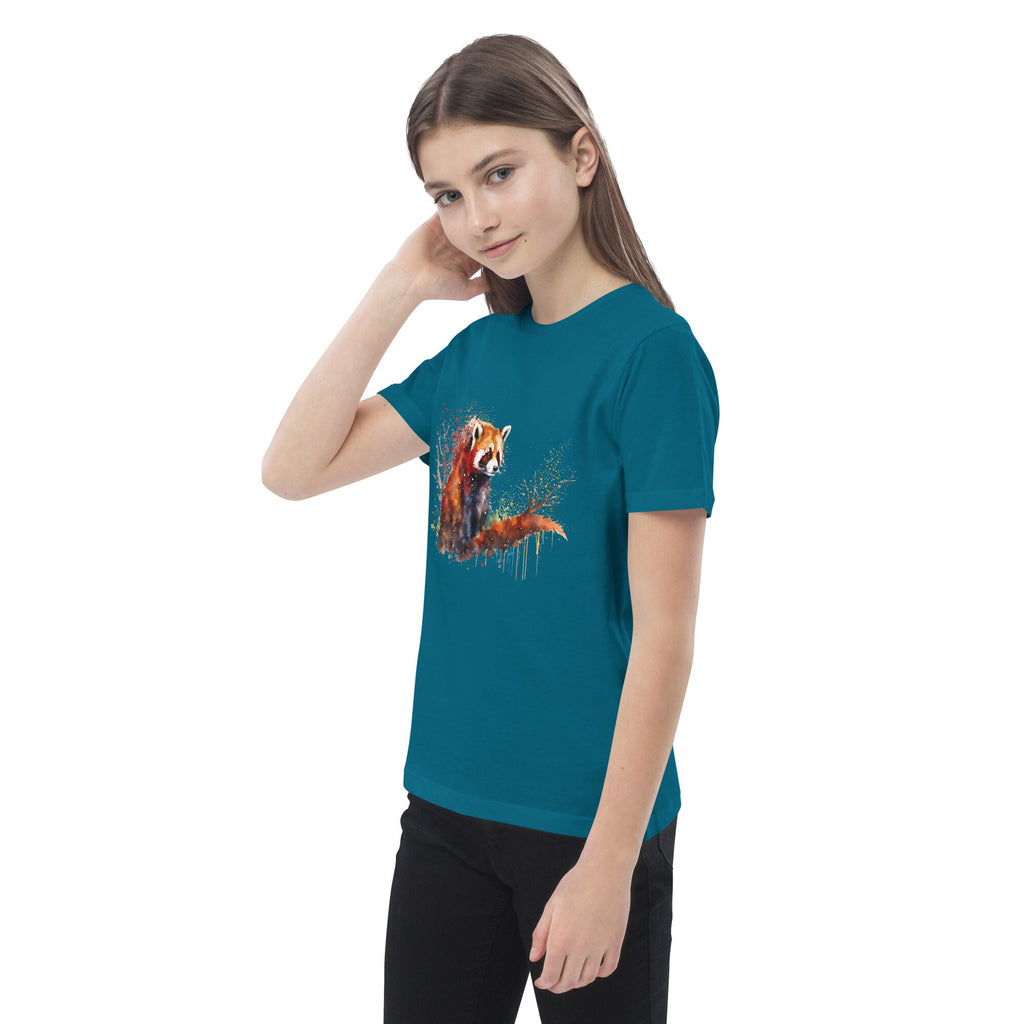 Colorful Red Panda - Kids Eco-T-Shirt