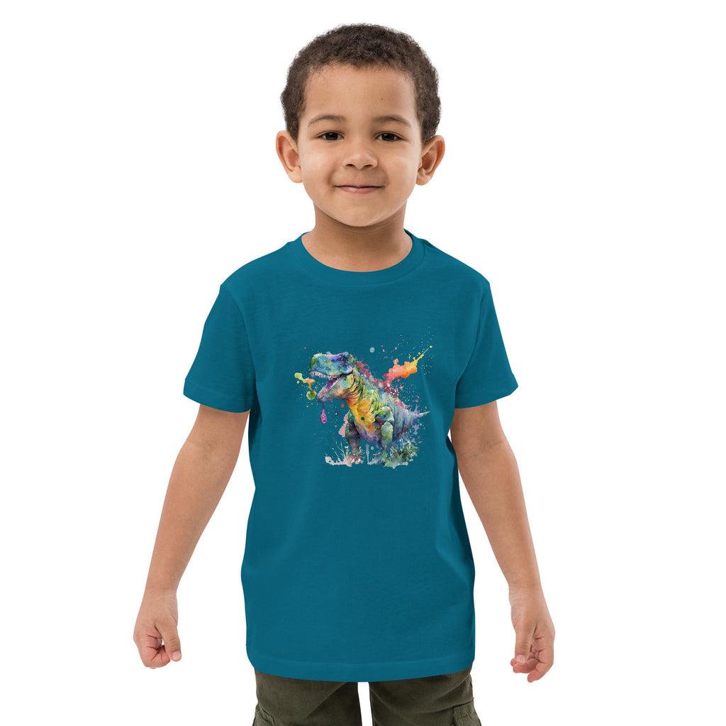 Colorful T-Rex - Kids Eco-T-Shirt