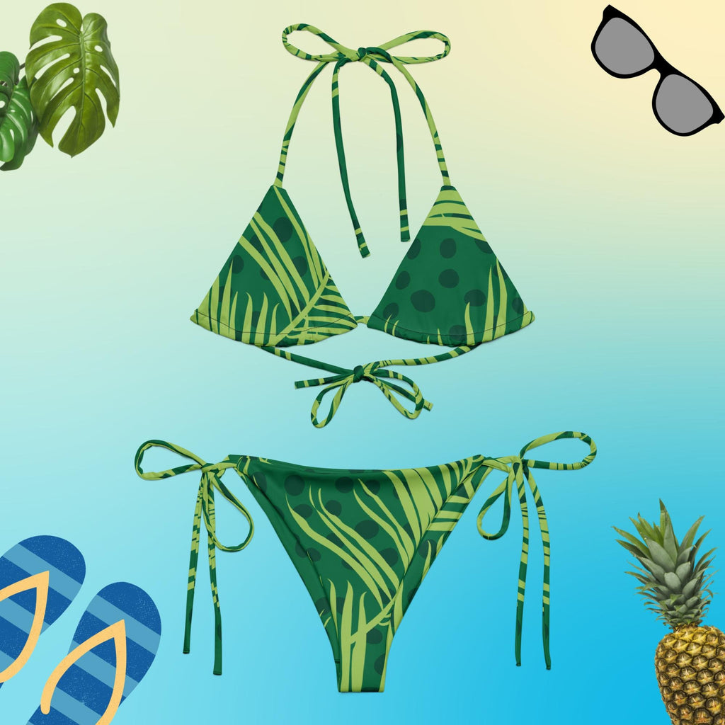 Recycled Bikini - Leafy