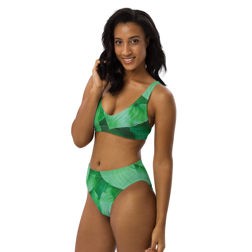 Recycled High-Waisted Bikini - Sport Bikini – Leafy