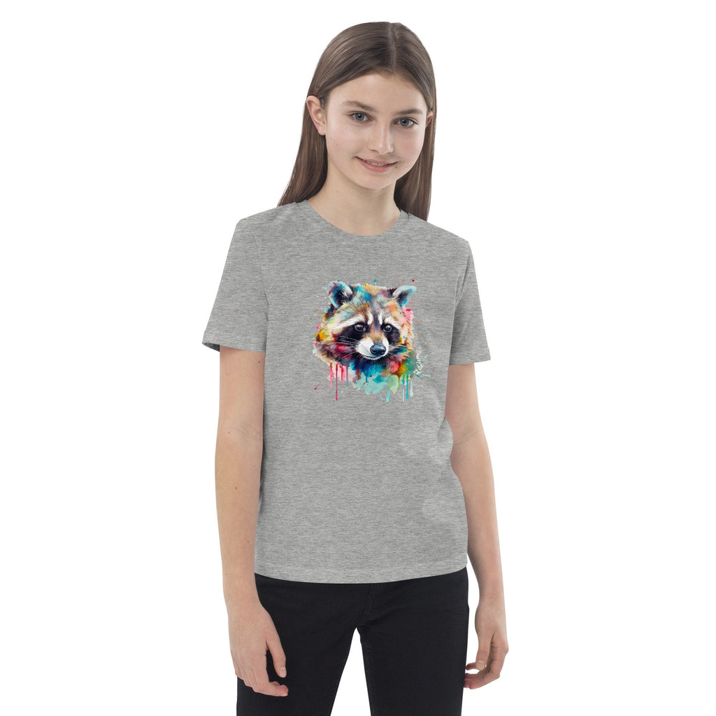Colorful Raccoon - Kids Eco-T-Shirt