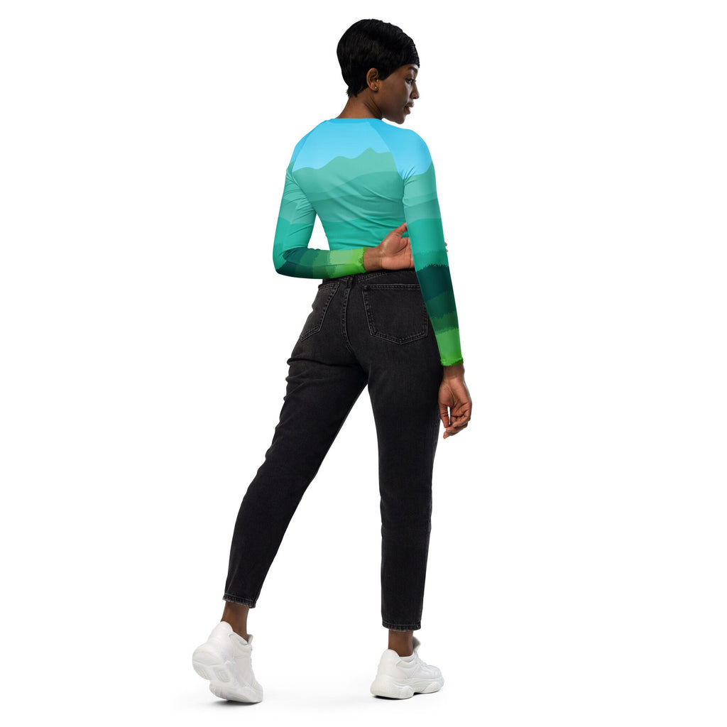Sunny Grassland - Recycled Crop-Top