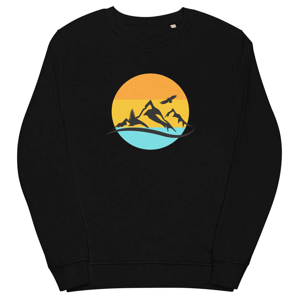 Mountain Sunset - Unisex Organic Sweatshirt