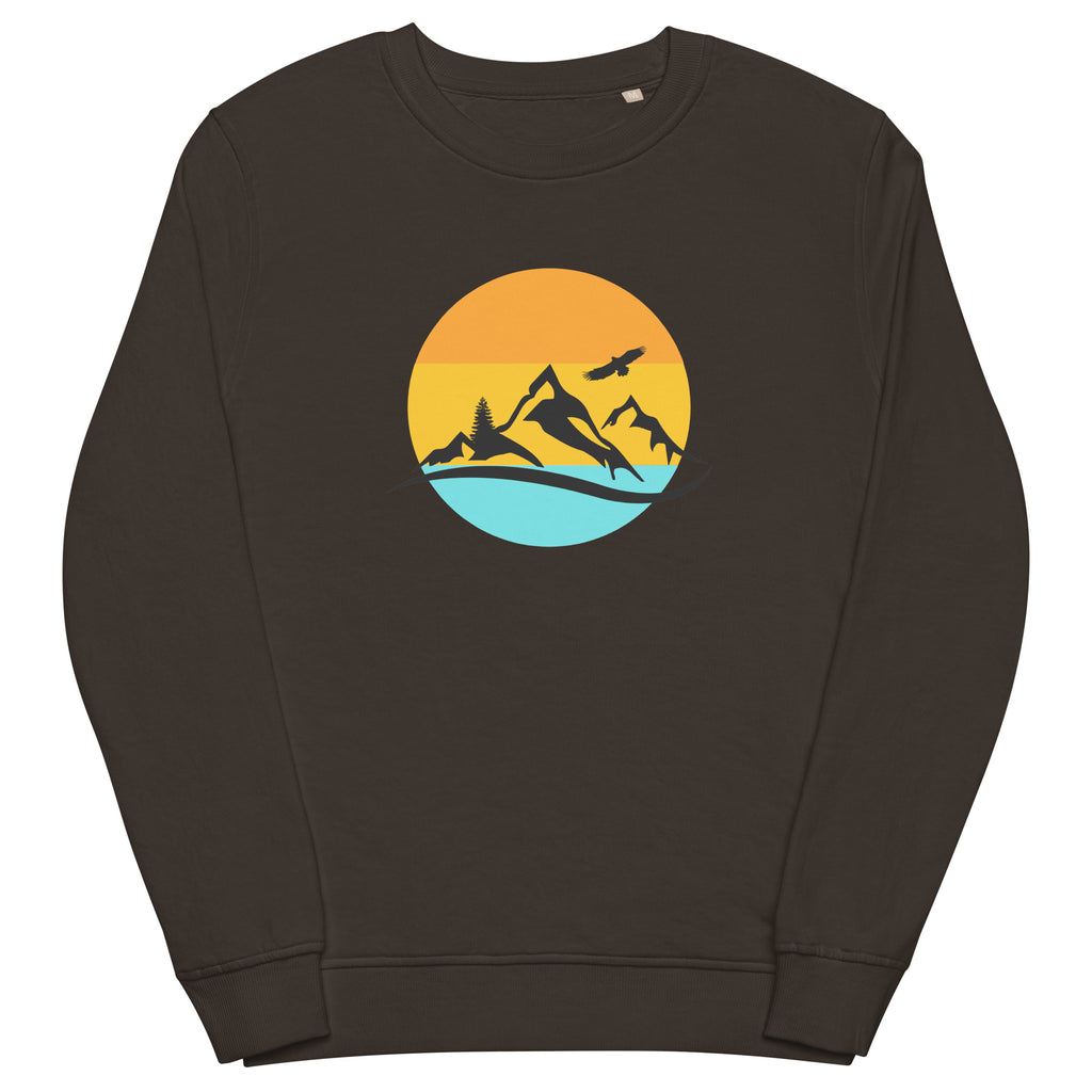 Mountain Sunset - Unisex Organic Sweatshirt